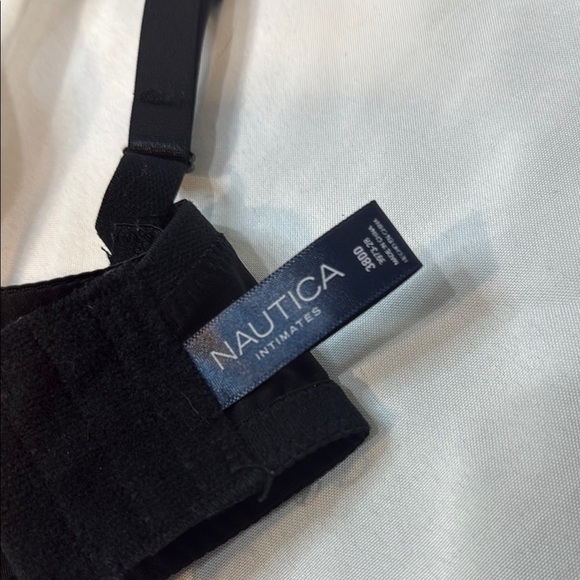 Nautica Black Full Coverage Bra with Adjustable Straps, size 38DD, Preowned - Picture 2 of 13